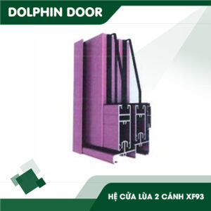 HỆ CỬA LÙA 2 CÁNH XF93