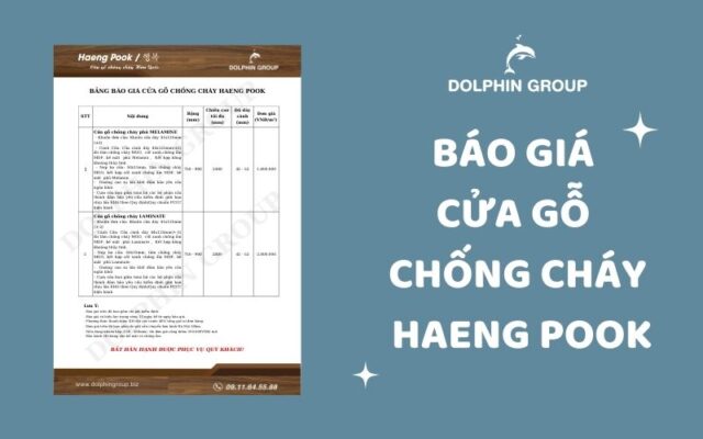 Báo giá cửa gỗ chống cháy