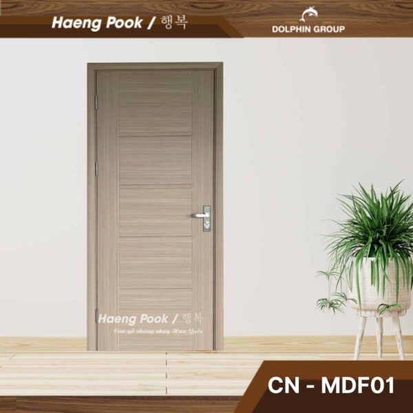 Cửa gỗ công nghiệp chịu nước Haeng Pook MDF01