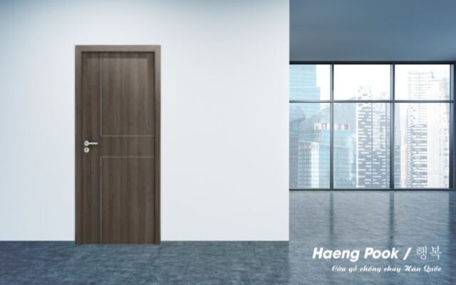 Cửa gỗ công nghiệp chịu nước Haeng Pook MDF04