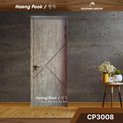 Cửa gỗ nhựa composite Haeng Pook CP3008