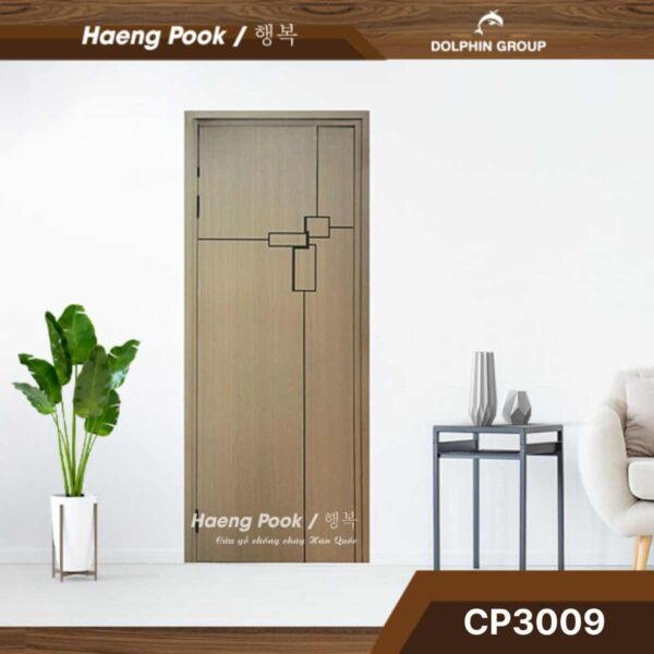 Cửa gỗ nhựa composite Haeng Pook CP3009