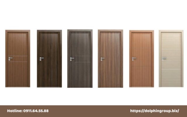 Cửa gỗ công nghiệp đẹp mdf