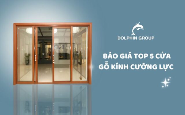 Cửa gỗ kính cường lực