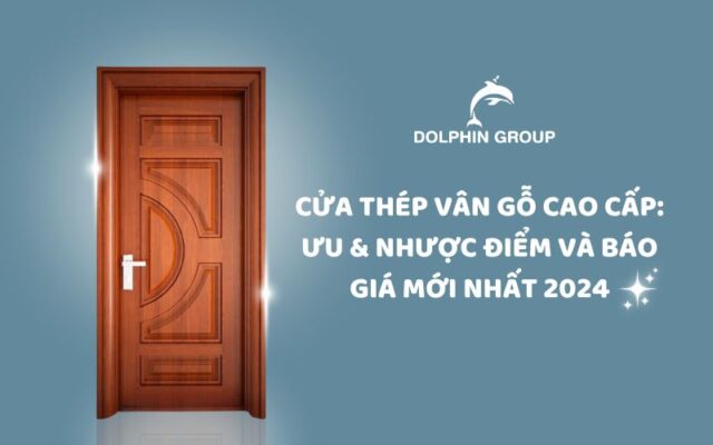 Cửa thép vân gỗ cao cấp