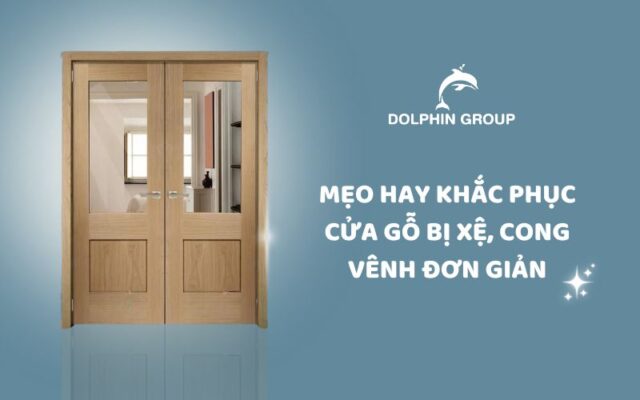 Mẹo khắc phục cửa gỗ bị xệ