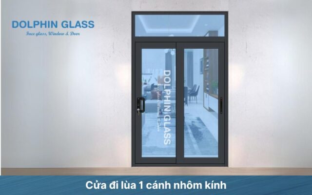 Giá cửa nhôm lùa 1 cánh hệ cửa đi