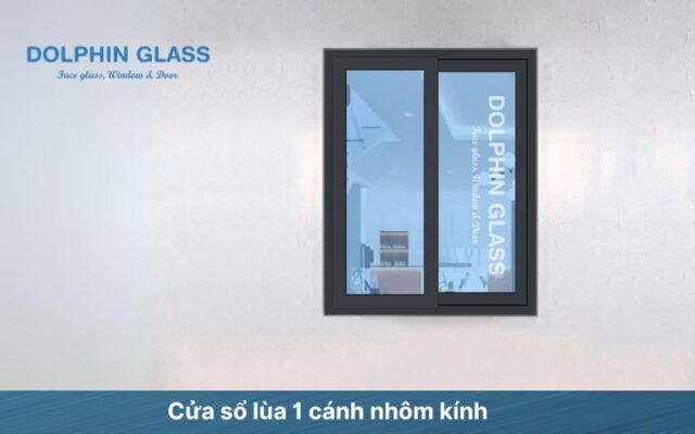 Giá cửa nhôm lùa 1 cánh hệ cửa sổ