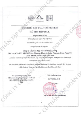 chứng chỉ cửa gỗ chống cháy 2 cánh