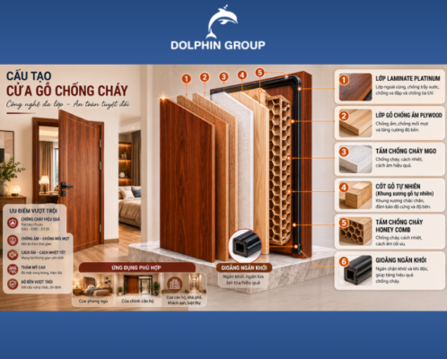 Cấu tạo cửa gỗ chống cháy