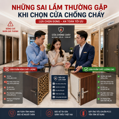 Những sai lầm khi chọn cửa chống cháy