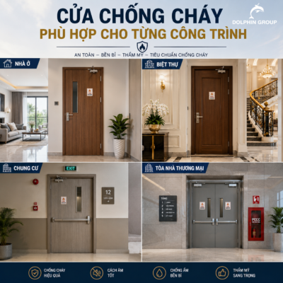 Chọn cửa chống cháy cho từng công trình