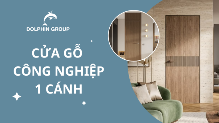 Cửa Gỗ Công Nghiệp 1 Cánh